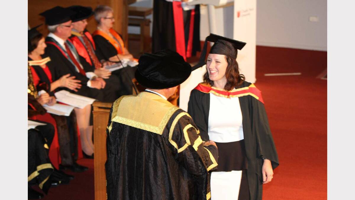 Graduating from Charles Sturt University with a Bachelor of Health Science (Food and Nutrition) is Fiona Poole. Picture: Daisy Huntly