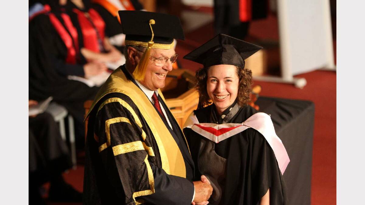 Graduating from Charles Sturt University with a Master of Child and Adolescent Welfare is Melanie Nean. Picture: Daisy Huntly