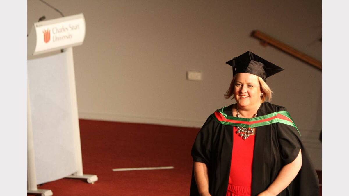 Graduating from Charles Sturt University with a Master of Education (Teacher Librarianship) is Michael Hashim. Picture: Daisy Huntly