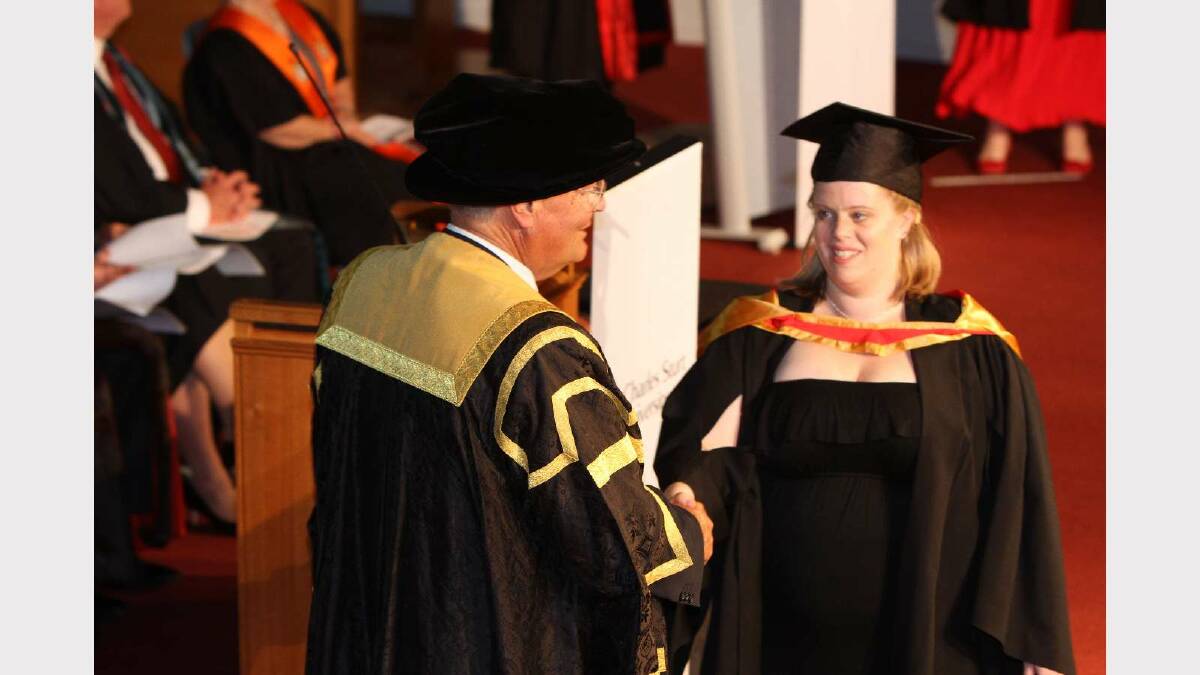 Graduating from Charles Sturt University with a Bachelor of General Studies (Science) is Gemma Gray. Picture: Daisy Huntly