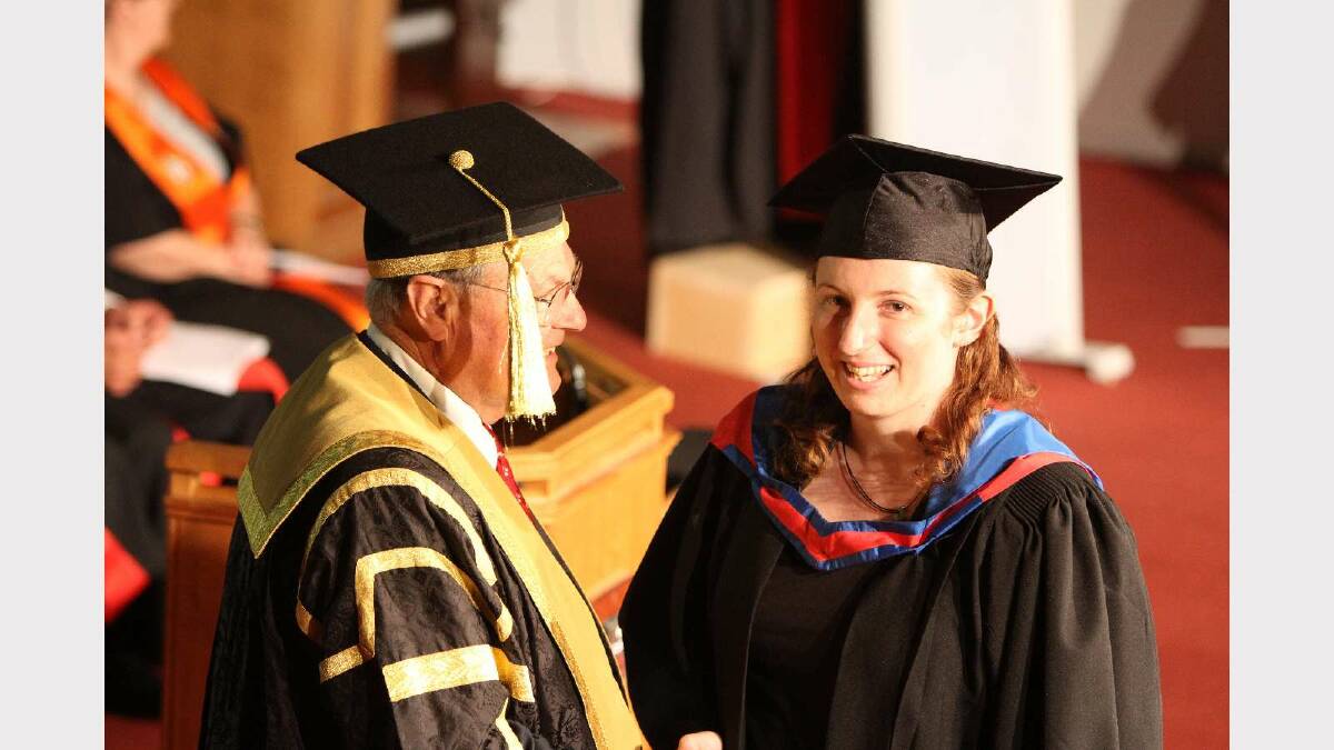 Graduating from Charles Sturt University with a Bachelor of Business (Accounting) is Sarah Miller. Picture: Daisy Huntly
