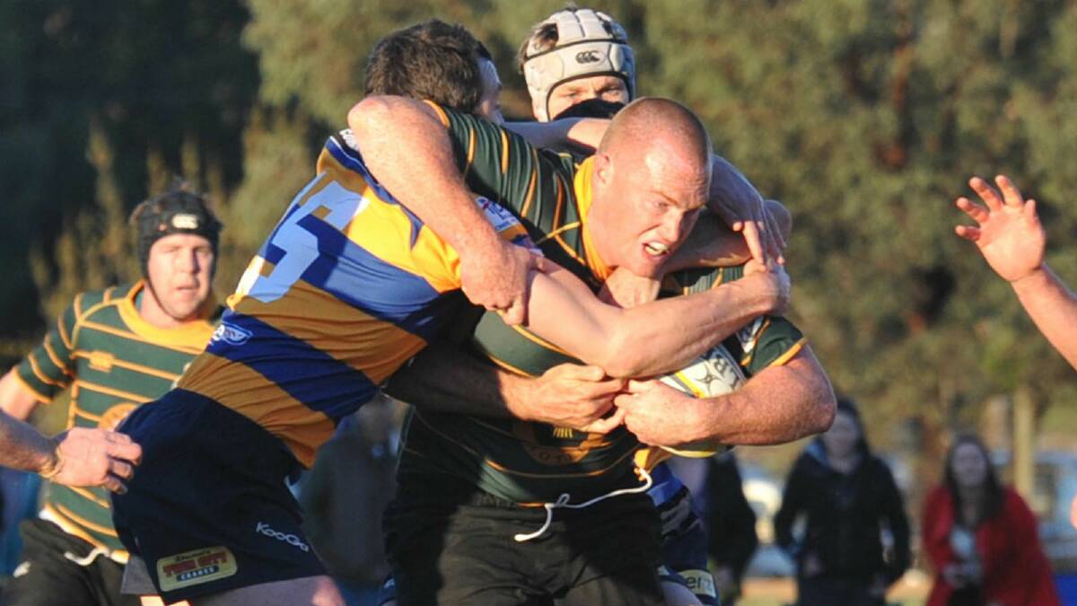 Ag College hero Tim Corcoran has jumped codes, switching from rugby to Farrer League's Collingullie-Ashmont-Kapooka.