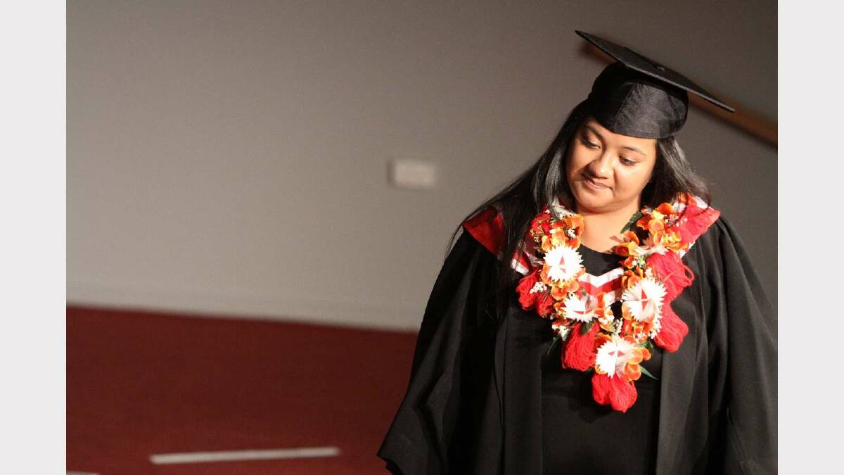 Graduating from Charles Sturt University with a Bachelor of Social Science (Social Welfare) is Lily Wong. Picture: Daisy Huntly