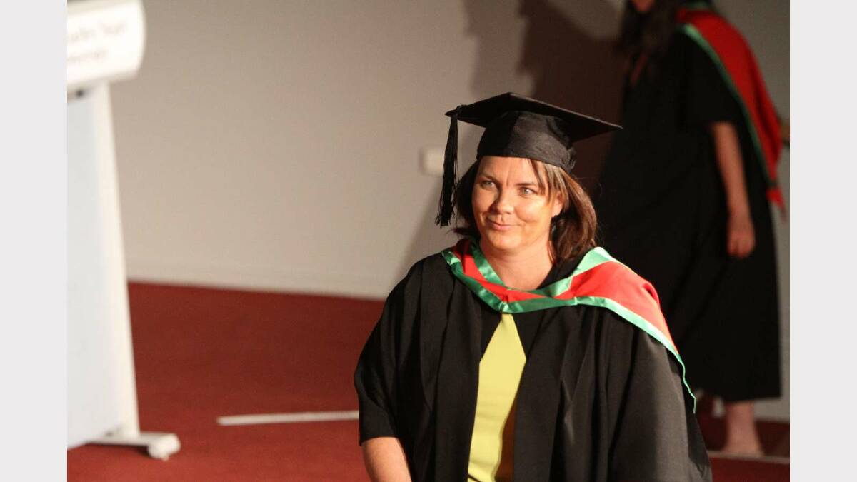 Graduating from Charles Sturt University with a Master of Education (Teacher Librarianship) is Michelle Cook. Picture: Daisy Huntly