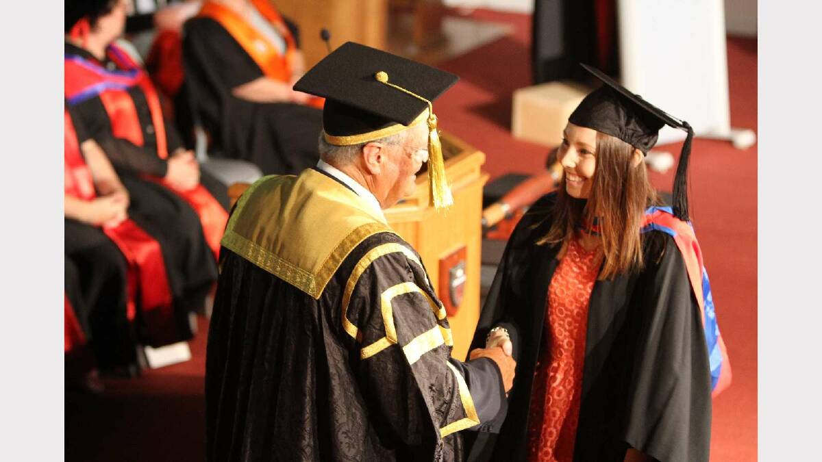 Graduating from Charles Sturt University with a Bachelor of Business (Management) is Taryn Hodge. Picture: Daisy Huntly