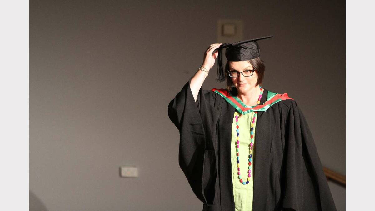 Graduating from Charles Sturt University with a Bachelor of Education (Primary) is Maria Makeham. Picture: Daisy Huntly