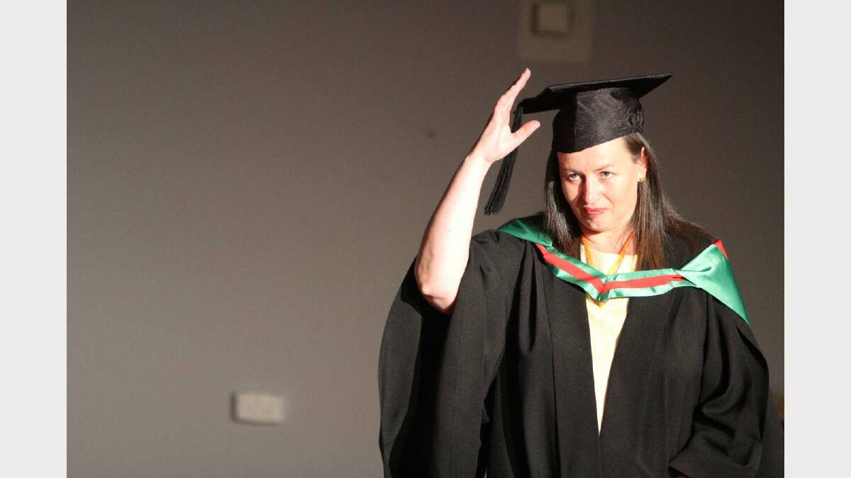 Graduating from Charles Sturt University with a Bachelor of Education (Primary) is Robyn Menz. Picture: Daisy Huntly