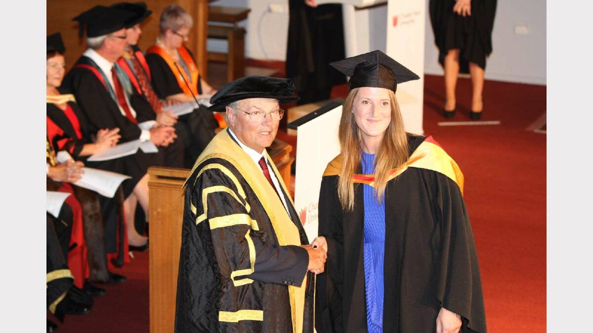 Graduating from Charles Sturt University with a Bachelor of Medical Radiation Science (Medical Imaging) is Gemma Parker. Picture: Daisy Huntly