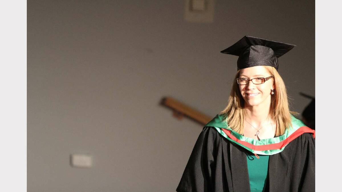 Graduating from Charles Sturt University with a Master of Education (Teacher Librarianship) is Kirrilly Lorenzutta. Picture: Daisy Huntly