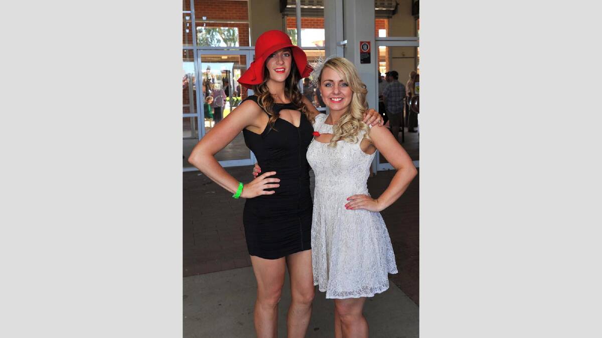 At the MTC Melbourne Cup race day are Sarah Reardon and Samantha Brooke. Picture: Michael Frogley