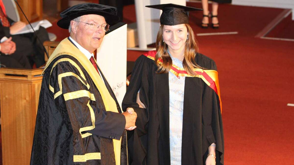 Graduating from Charles Sturt University with a Bachelor of Pharmacy is Rebecca Blake. Picture: Daisy Huntly