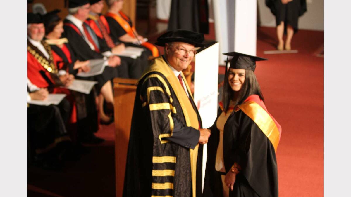Graduating from Charles Sturt University with a Bachelor of Oral Health (Therapy/Hygiene) is Louise Towler. Picture: Daisy Huntly