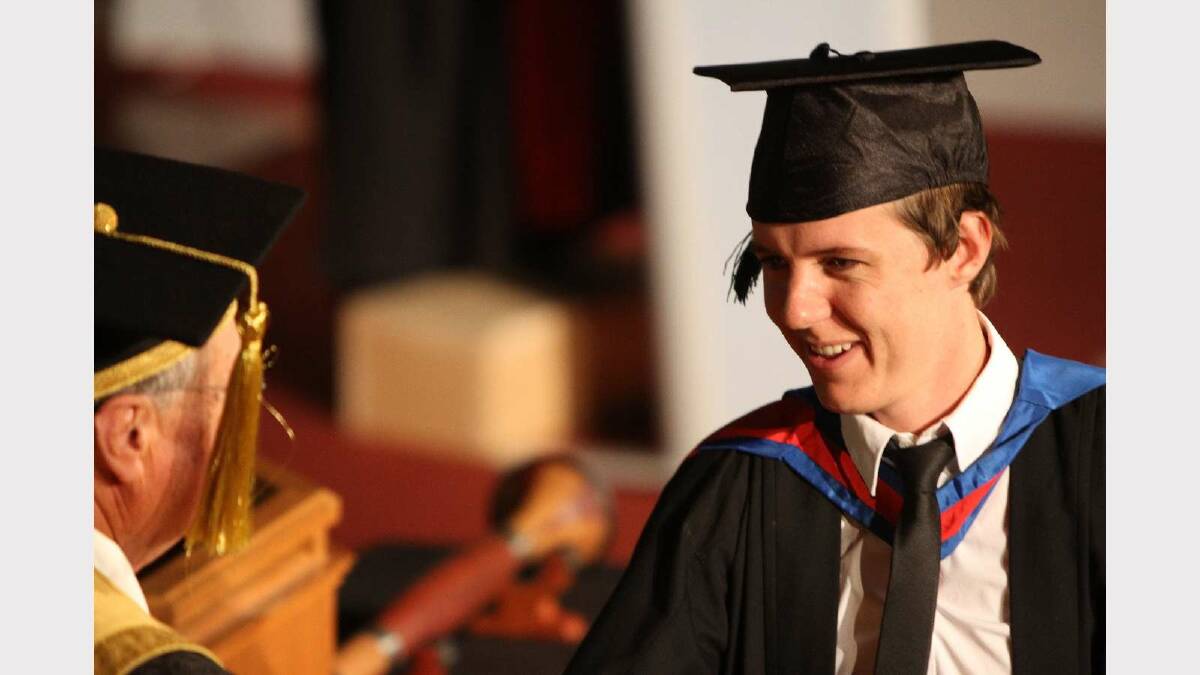 Graduating from Charles Sturt University with a Bachelor of Business (Accounting) is Charles Talbot. Picture: Daisy Huntly