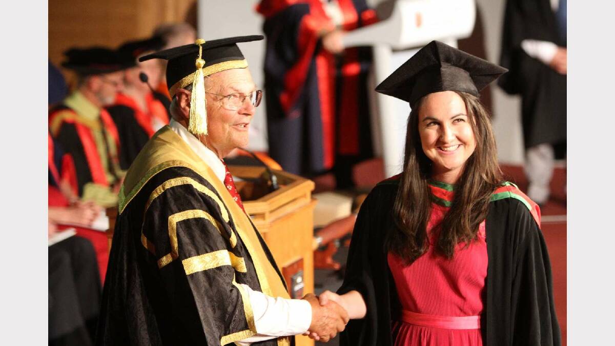 Graduating from Charles Sturt University with a Bachelor of Education (Primary) is Michelle Kennedy. Picture: Daisy Huntly