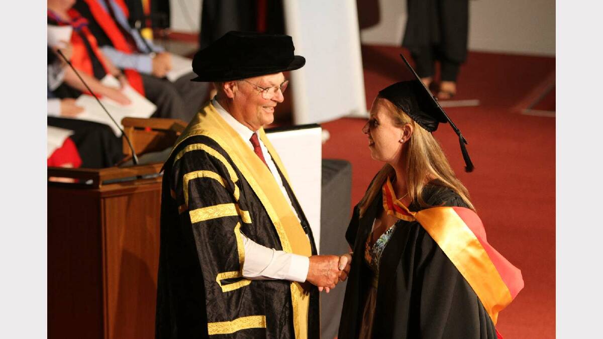 Graduating from Charles Sturt University with a Bachelor of Nursing is Kellie Piper. Picture: Daisy Huntly