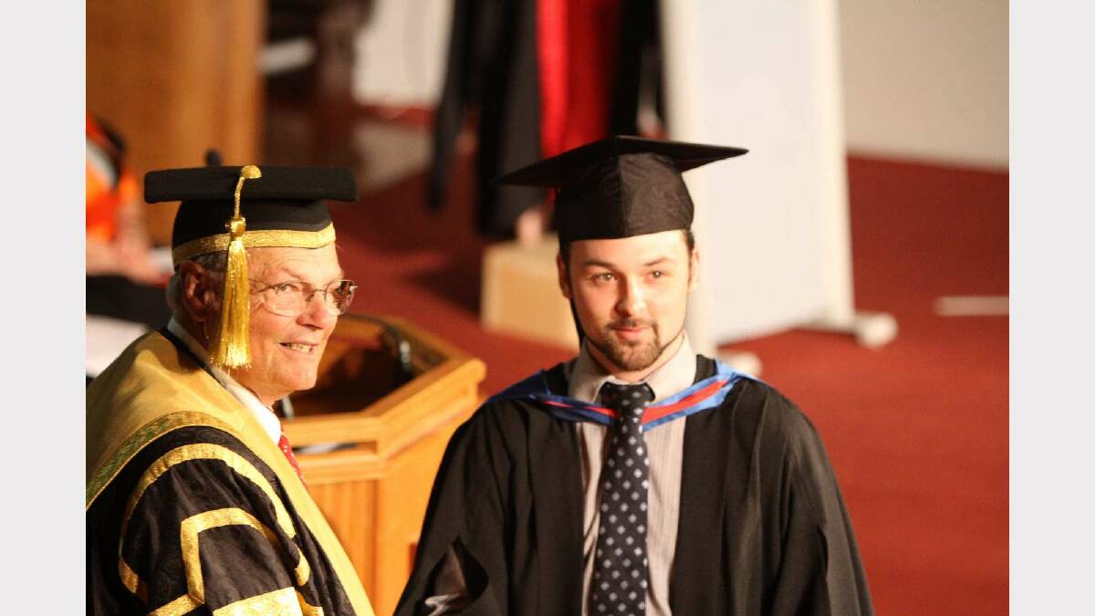 Graduating from Charles Sturt University with a Bachelor Business (Finance) is Daniel Roberts. Picture: Daisy Huntly