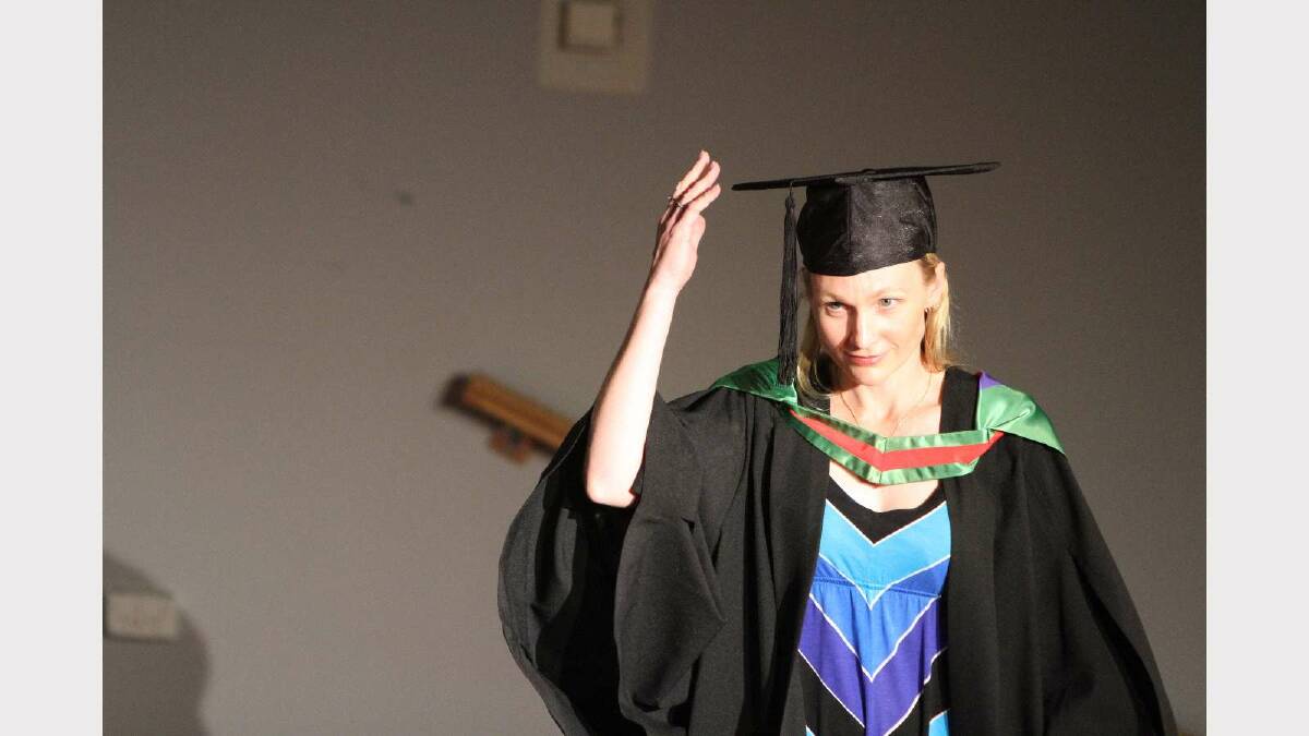 Graduating from Charles Sturt University with a Graduate Certificate in Teacher Librarianship is Kylie Hamersma. Picture: Daisy Huntly