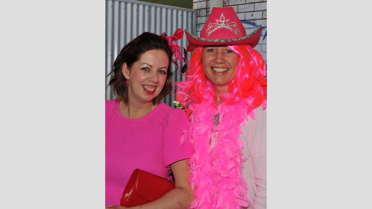 Eileen Friedlieb and Lisa Ruwald at the Mad Hatters' Melbourne Cup party at Birdhouse. Picture: Michael Frogley