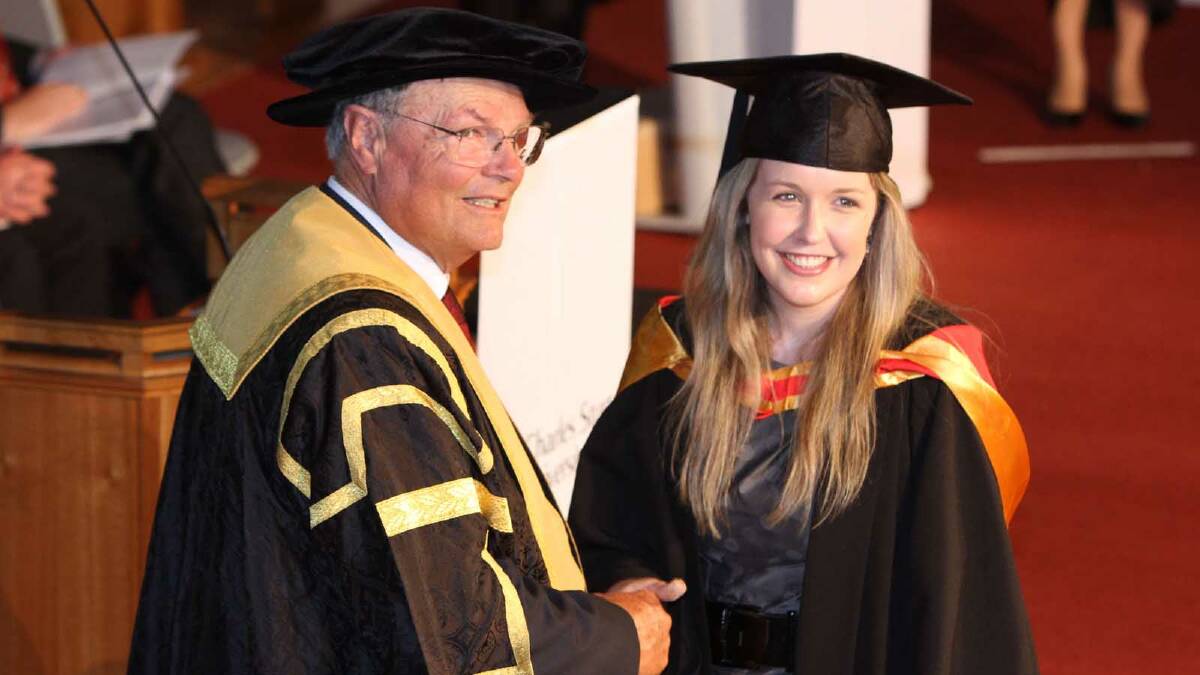 Graduating from Charles Sturt University with a Bachelor of Pharmacy is Katherine Truscott. Picture: Daisy Huntly