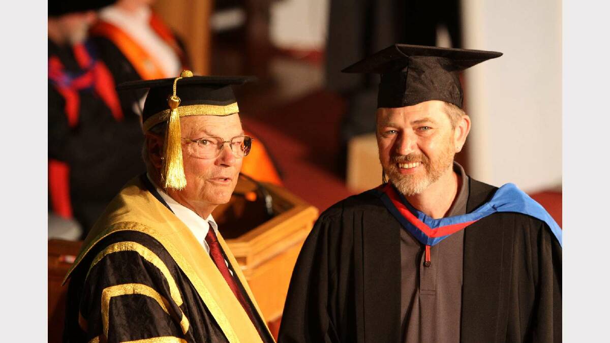 Graduating from Charles Sturt University with a Graduate Diploma in Applied Statistics is John Dunn. Picture: Daisy Huntly