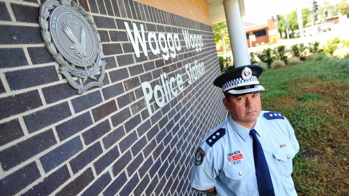 ON THE RISE: Inspector Stephen Radford from Wagga police, has warned parents to be on the look out for drugs. Inspector Radford said drug use is becoming more prevalent. Picture: Alastair Brook
