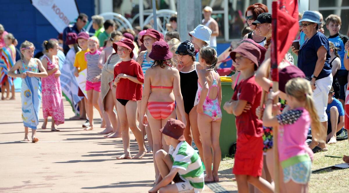 Kooringal Public school swimming carnival. Picture: Les Smith