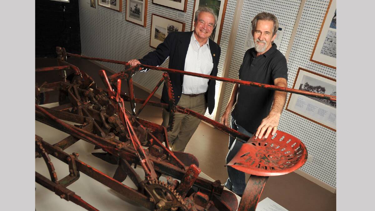 President of the Wagga Wagga & District Historical Society Peter Gissing and Vice President Geoff Burch at the Museum of the Riverina. Picture: Michael Frogley