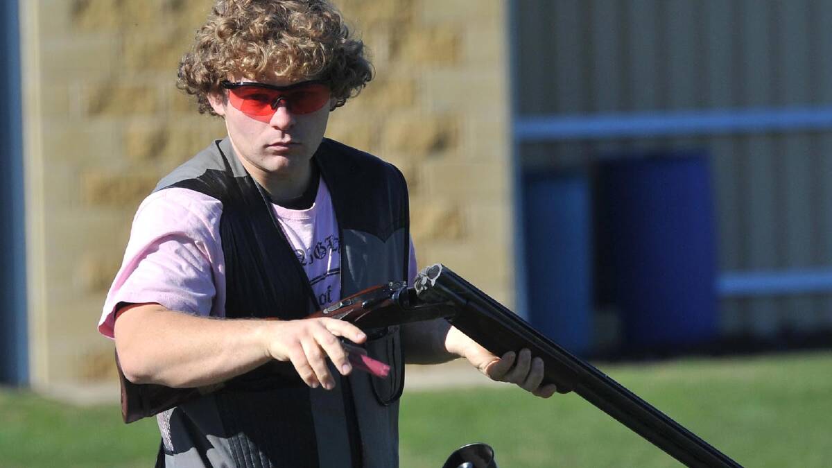 Riverina Zone Clay Target Shooting Carnival - Thomas Green of Tumut. Picture: Michael Frogley