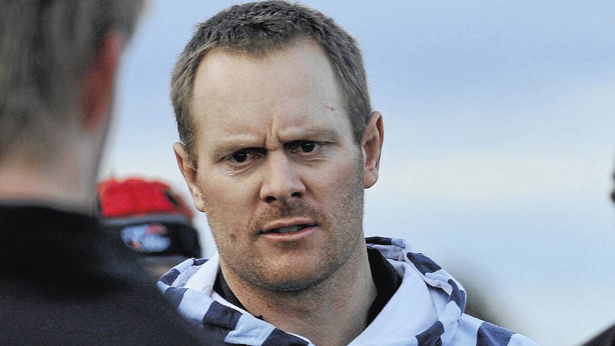 NEW BLOOD: New Griffith coach Lee Kimball has taken over the reins from last year’s mentor Clint Robertson (pictured). Picture: Oscar Colman