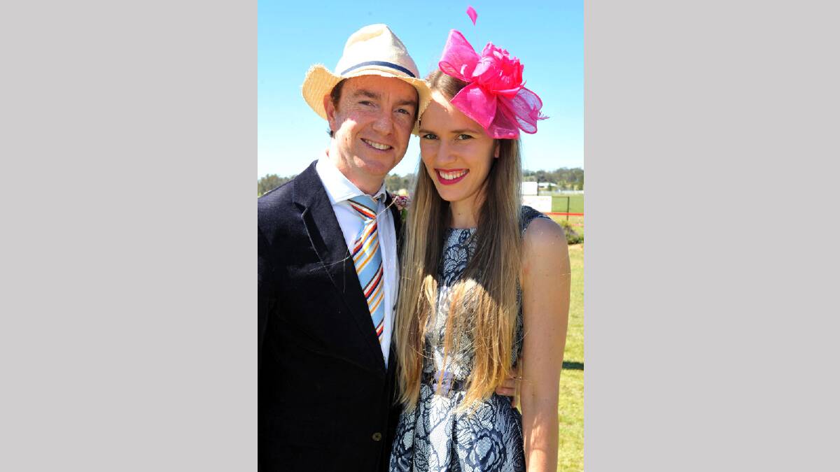 Kevin and Nadja Lynch of Sydney at the Young Picnics. Picture: Les Smith