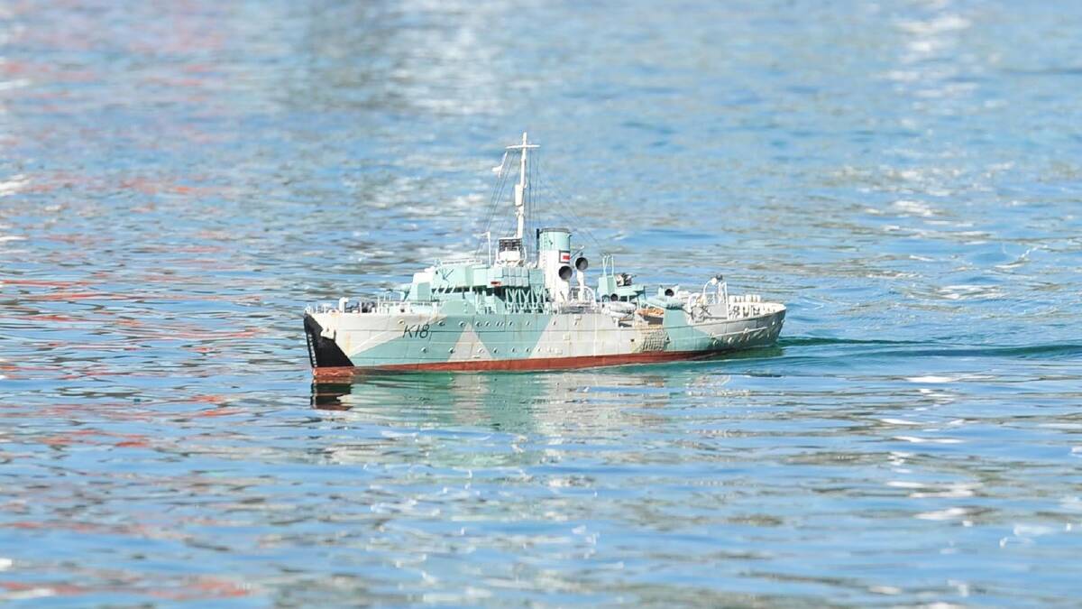 Task Force 72 scale model ship association at Oasis Swimming Centre. Picture: Alastair Brook