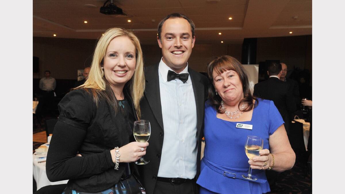 WFI Area Managers Mackenna Powell with Luke Ellis and Regional Manager Dianna Janett. Picture: Alastair Brook