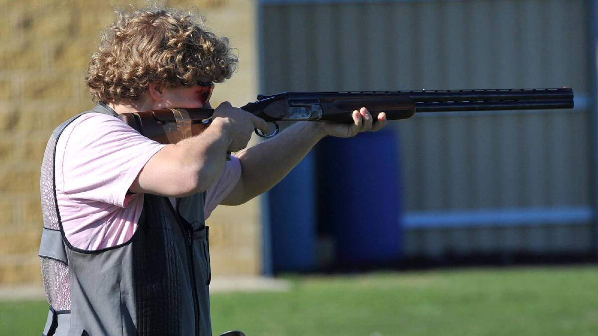 Riverina Zone Clay Target Shooting Carnival - Thomas Green of Tumut. Picture: Michael Frogley