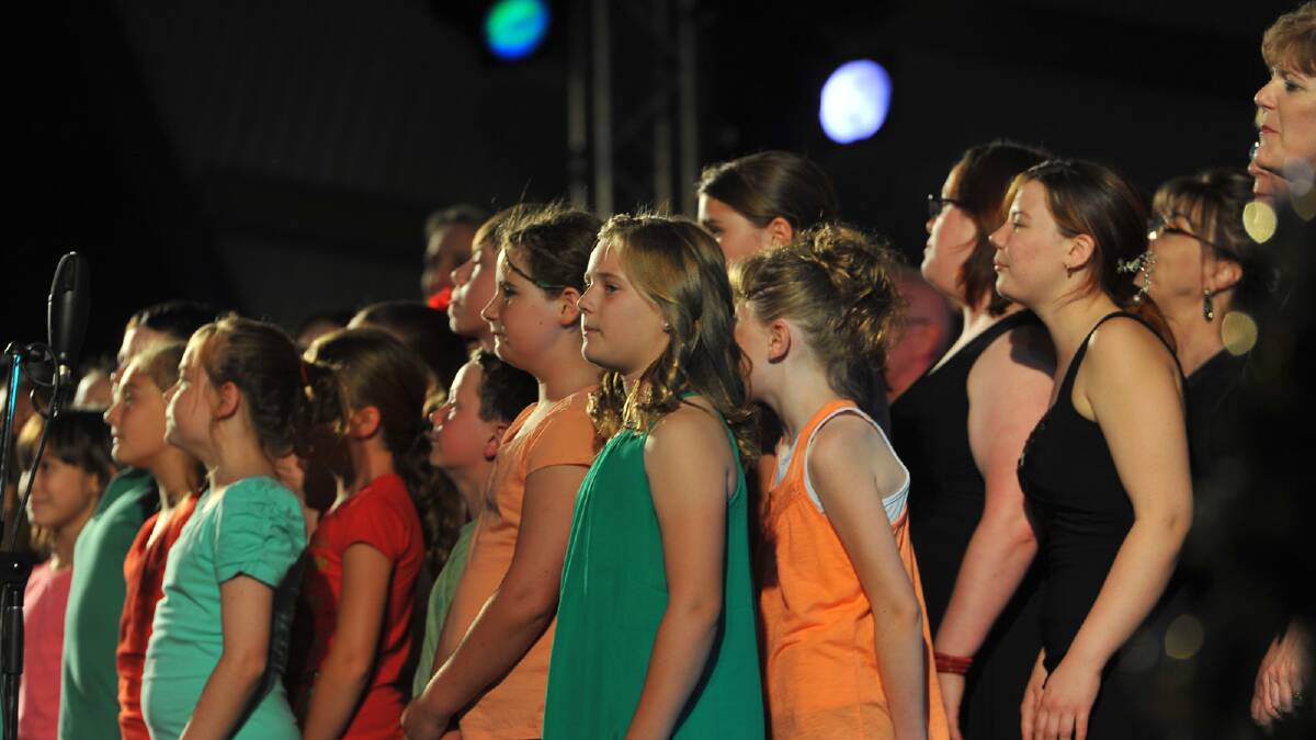 One of the many performances at the Wagga Christmas Spectacular. Picture: Addison Hamilton