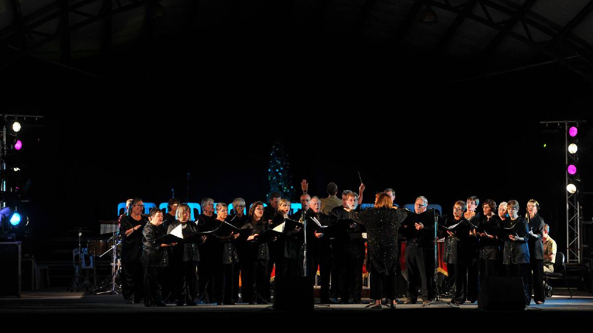 The Wagga Christmas Spectacular at the Wagga Music Bowl. Picture: Addison Hamilton