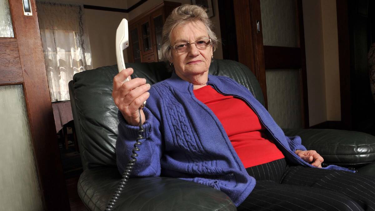 WHO DO YOU CALL? Anna Irons was forced to drive her husband to hospital when an ambulance was not available in Wagga. Picture: Michael Frogley