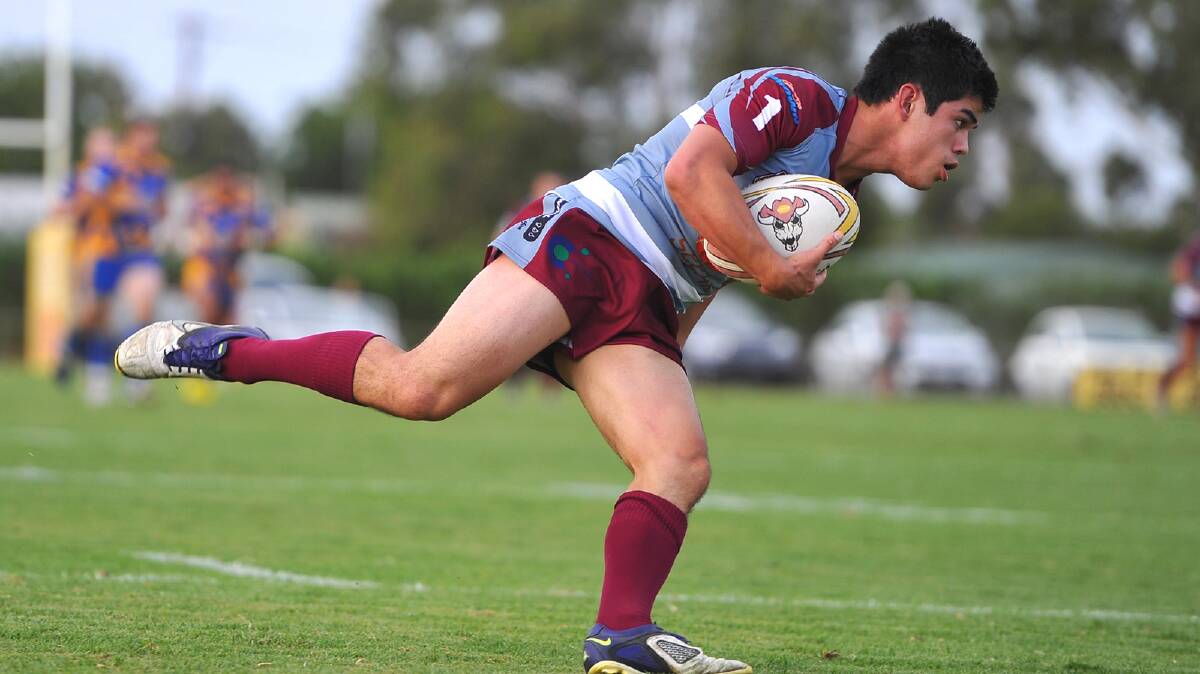 Brian Cronin in action for Queanbeyan Kangaroos against Woden. Picture: Addison Hamilton