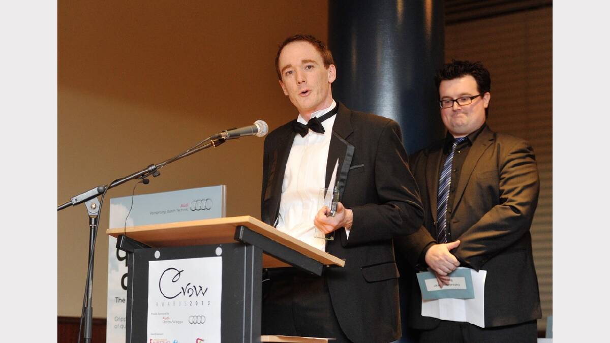 Outstanding Large Business Award Winner Daniel Uden from Bush & Campbell. Picture: Alastair Brook