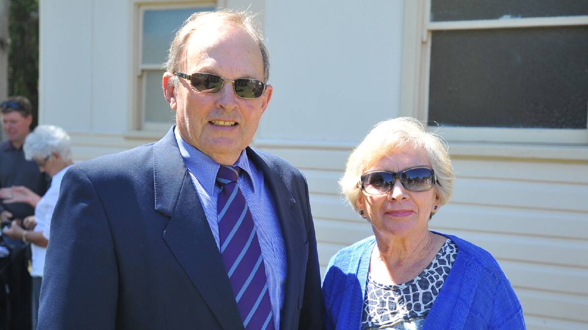 Celebrating The Rock Uniting Church centenary are Robert and Lesley Vennell. Picture: Addison Hamilton