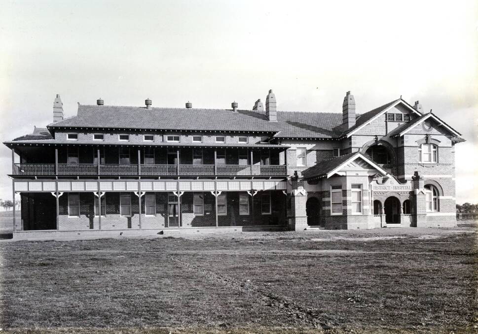HISTORIC: Wagga's new District Hospital in 1910. 