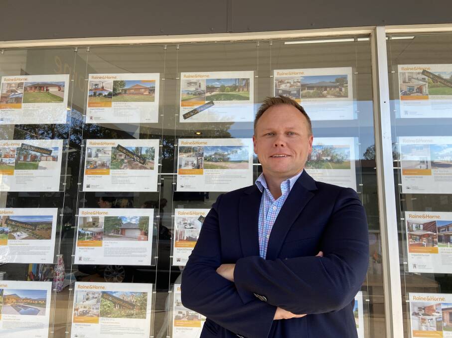 UP AND UP: Raine and Horne's Grant Harris says the market could increase by 30 per cent before the boom is over. Picture: Penny Burfitt