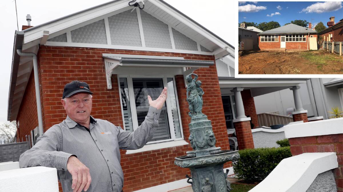 RENOVATORS DELIGHT: Former owner Kerry Flinn transformed the home with wife Kaylene, now they're looking for their next flip. Picture: Les Smith
