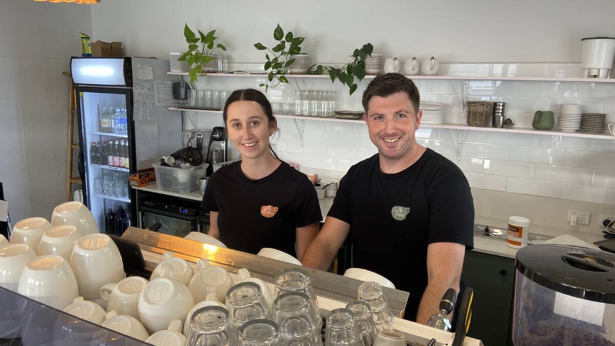 Finding skilled workers like The Brew baristas Layla Wilson and Matt Mangan is proving a struggle for Wagga venues. Picture: Penny Burfitt