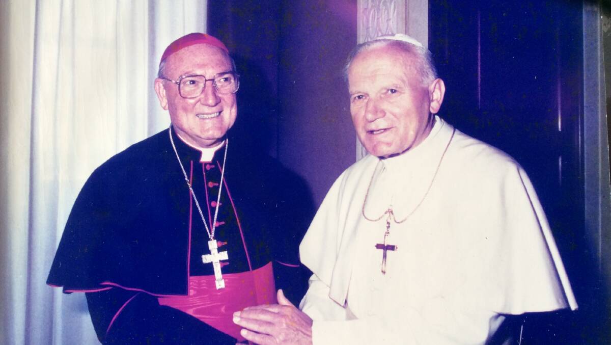 Former Wagga priest turned Cardinal Edward Cassidy was remembered as a 'giant' of the church and one of Pope John Paul II's trusted advisors at his funeral at Saint Mary's Cathedral last week.