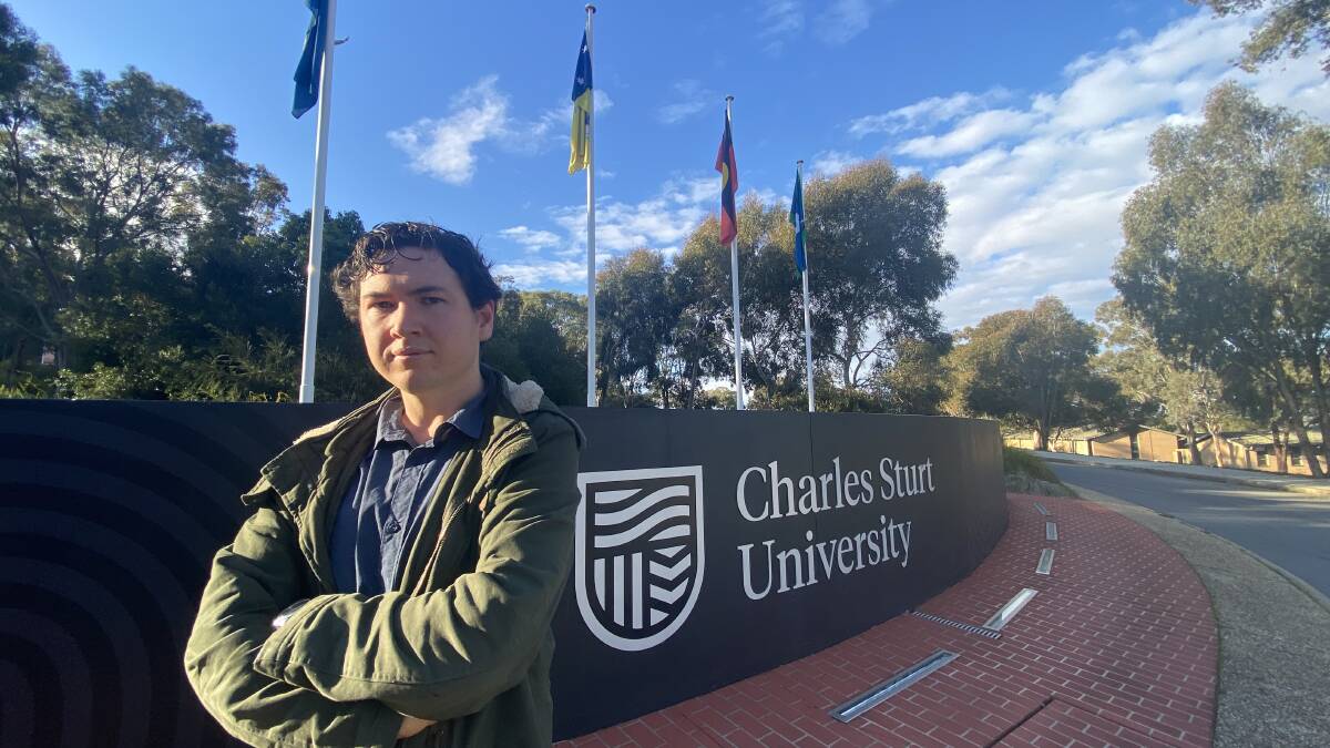 DEEP CUTS: Screen student Craig Dixon calls the decision to remove performance majors from Wagga 'cynical'. Picture: Penny Burfitt