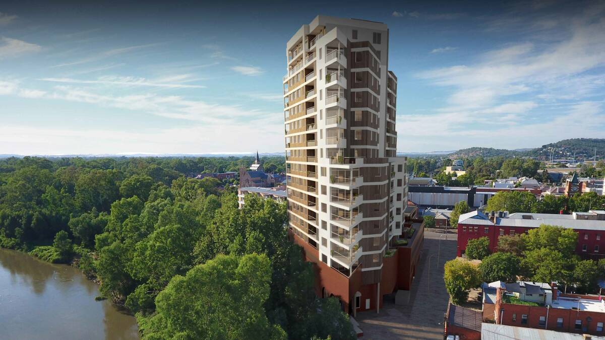 The $21 million Riverside apartment complex is back on the cards for Wagga. Picture: PRD