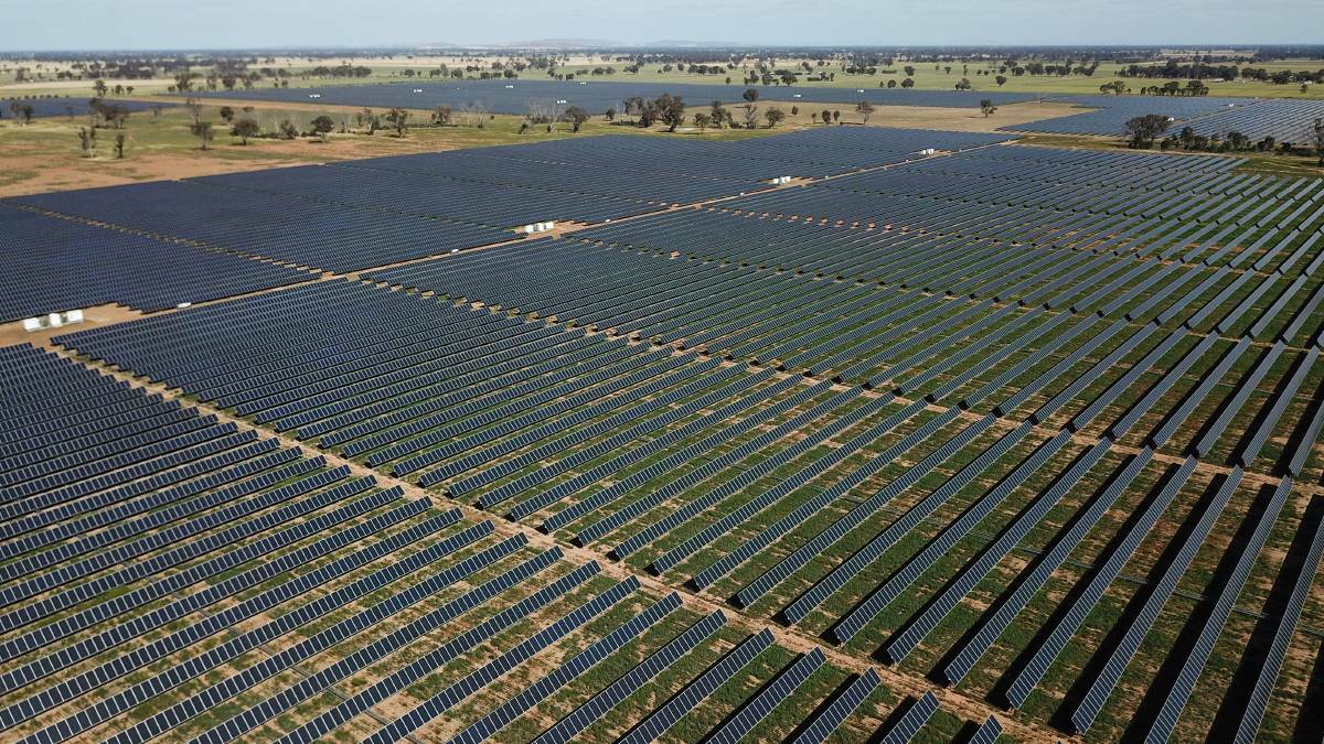 Projects like the Culcairn Solar Farm construction boost the economy, but they could put serious stress on the rental market. Picture: MARK JESSER