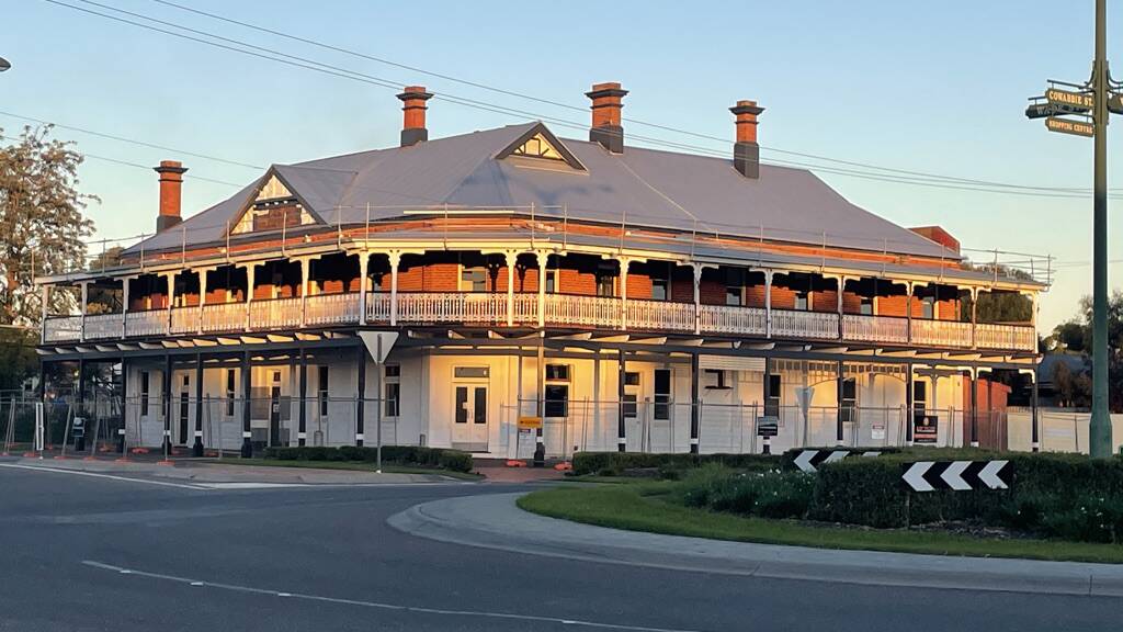 Renovations are already underway on the Coolamon Hotel while a $1.5 million development proposal awaits approval. Picture: Supplied