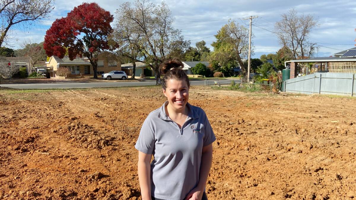 Director Janelle McManus says the new development to be built on this lot besides the Kooringal site will almost double capacity. Picture: Penny Burfitt