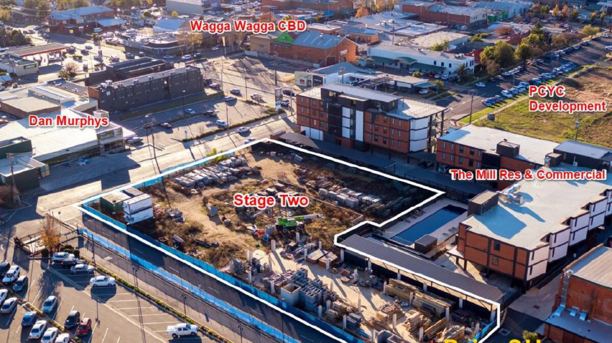 FOR SALE: Stage two of the large-scale residential and commercial development of the Murrumbidgee Mill site is back on the market. Picture: Raine and Horne